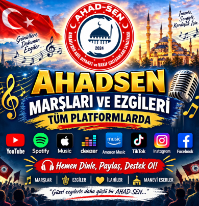 Ahadsen Marşları Ve Ezgileri Tüm Platformlarda Yayında!