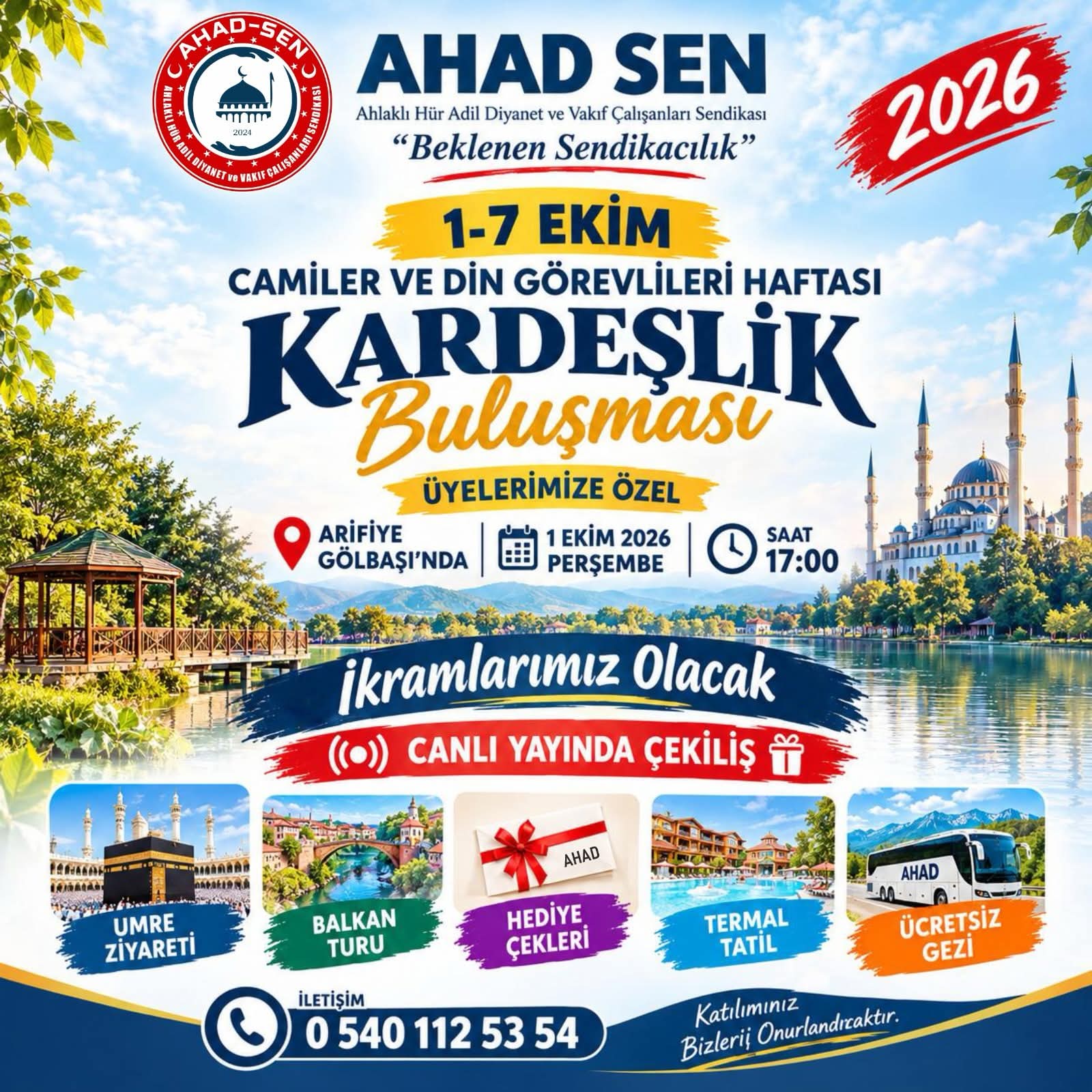 Camiler ve Din Görevlileri Haftası Buluşmasına Davet