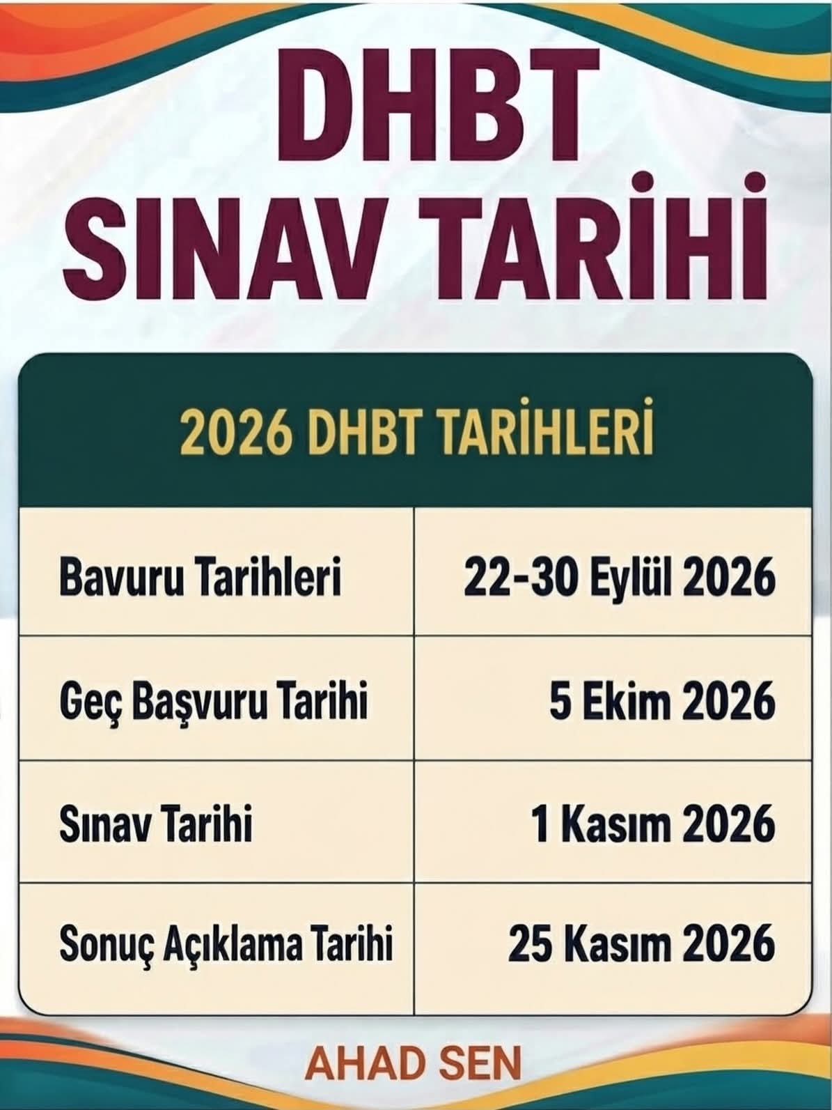 Dhbt Sınav Tarihleri Açıklandı