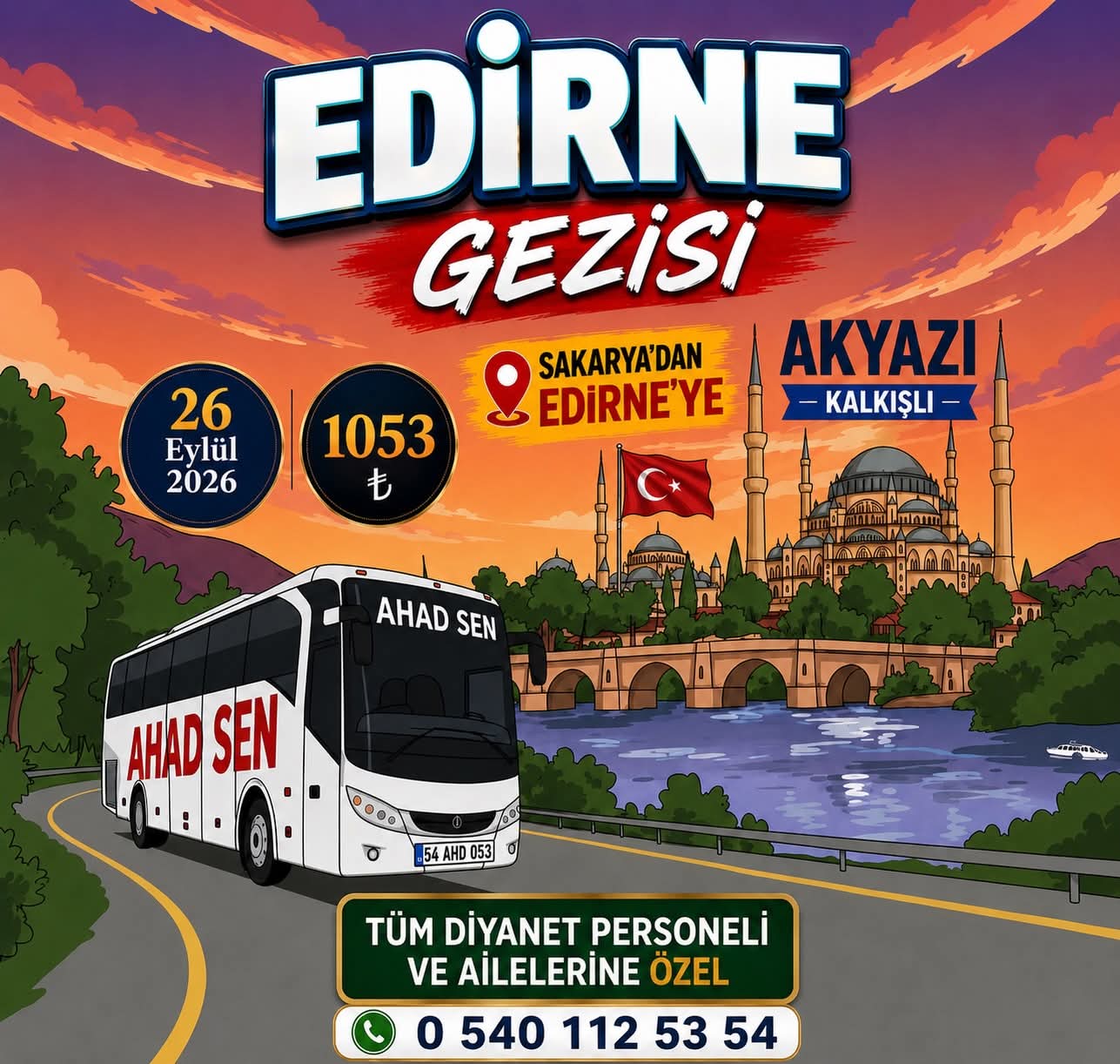 Edirne Gezisine Davet