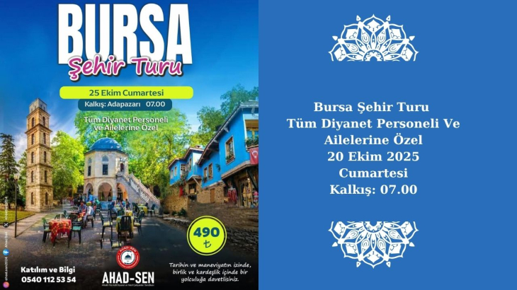 Bursa Şehir Turu'na Davetlisiniz
