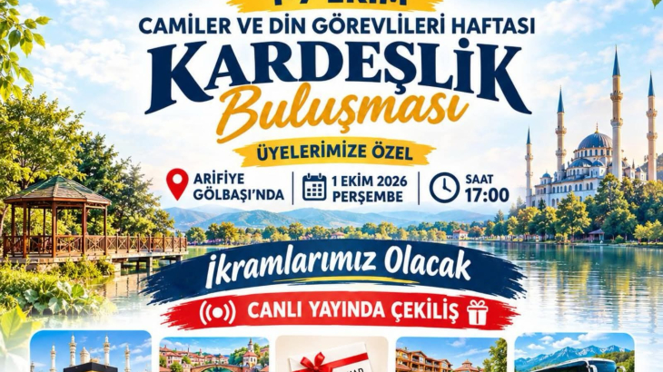 Camiler ve Din Görevlileri Haftası Buluşmasına Davet
